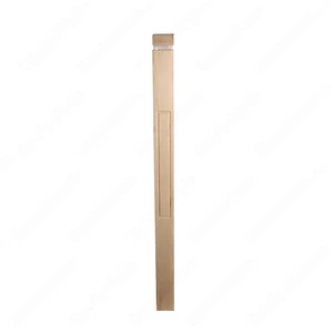 Image 2 of PM201 1267 Unfinished Maple Stair Post (Available in Metal Frame) sold at Floors & Baths Pro's