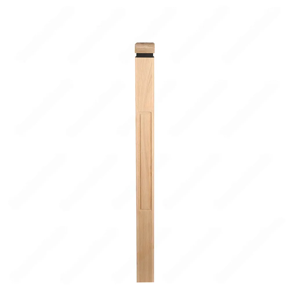 PM201 1267 Unfinished Maple Stair Post (Available in Metal Frame)