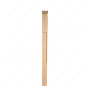 Image 8 of PM201 1267 Unfinished Maple Stair Post (Available in Metal Frame) sold at Floors & Baths Pro's