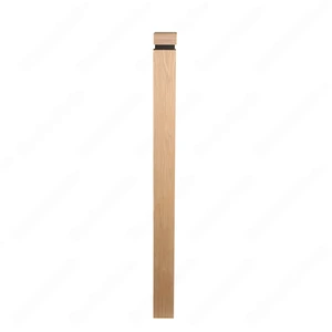 Image 8 of PM301 1260 Unfinished White Oak Stair Post (Available in Metal Frame) sold at Floors & Baths Pro's