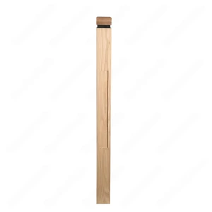 Image 7 of PM301 1265 Unfinished White Oak Stair Post (Available in Metal Frame) sold at Floors & Baths Pro's