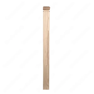Image 8 of PM301 1265 Unfinished White Oak Stair Post (Available in Metal Frame) sold at Floors & Baths Pro's