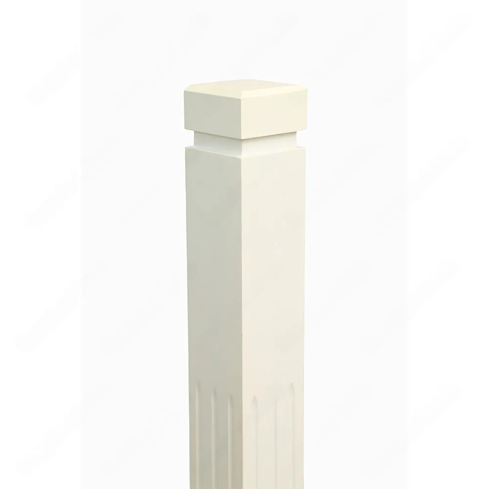 PM401 1263 Primed White Wooden Post(Available in Metal Frame)