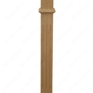 PM103 F1263 Unfinished Red Oak Stair Post | Floors & Baths Pro's