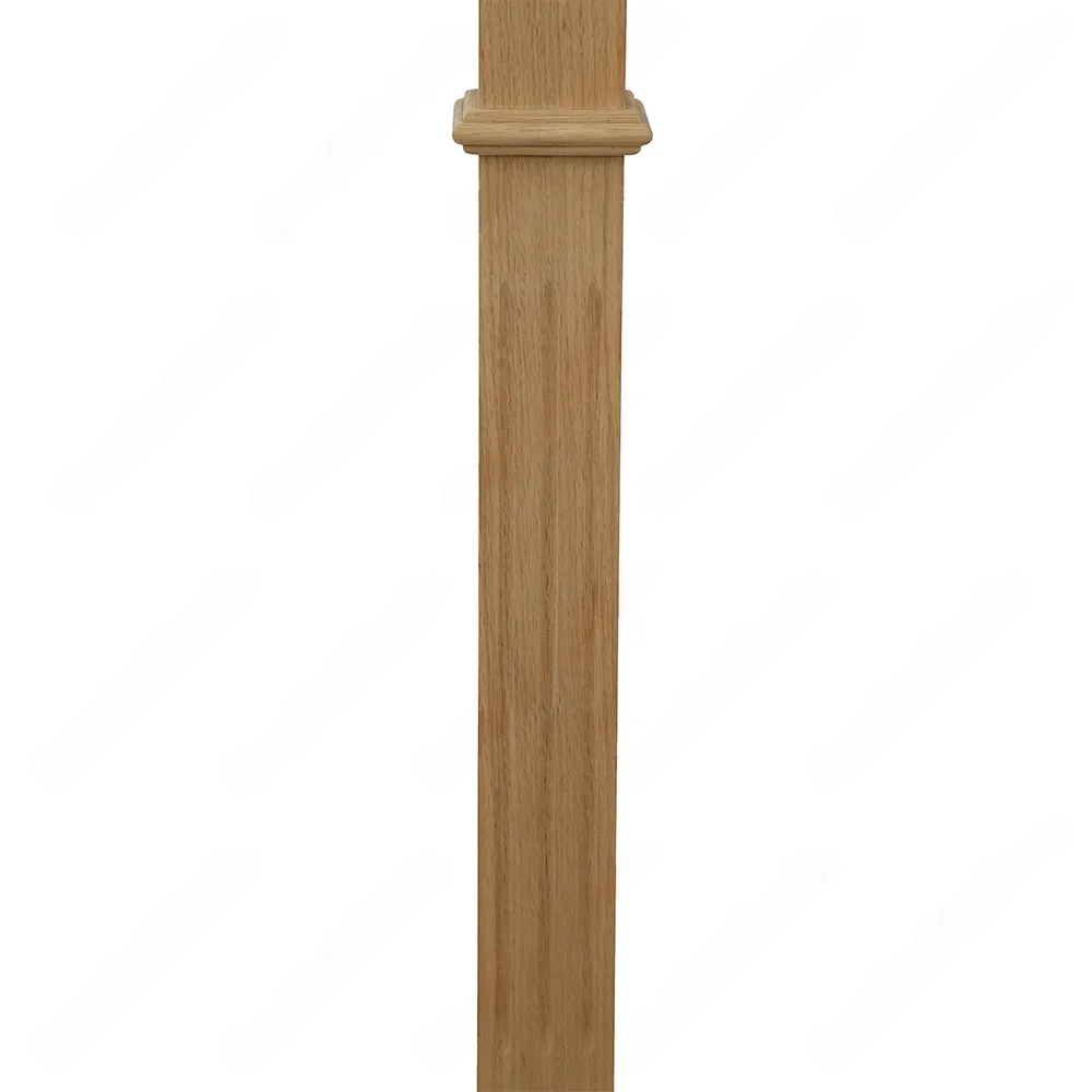 PM103 F1263 Unfinished Red Oak Stair Post