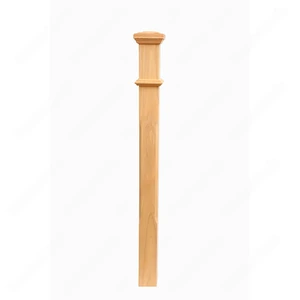  PM103 F1264 3 1/2*48 Unfinished Red Oak Stair Post 