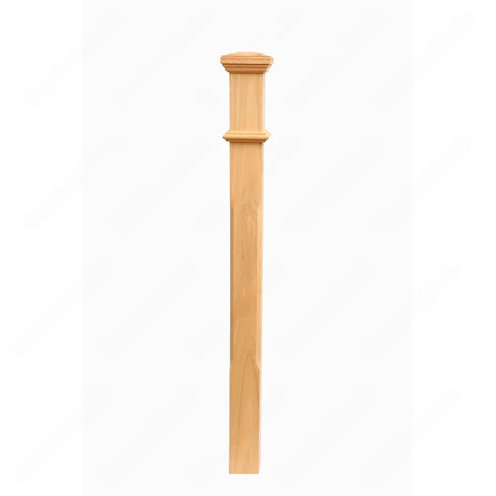PM103 F1264 3 1/2*48 Unfinished Red Oak Stair Post