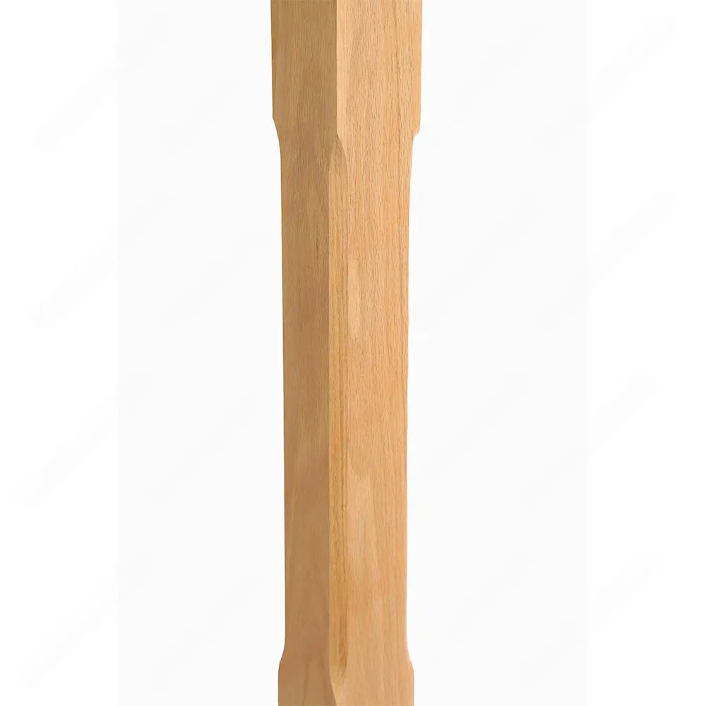 PM103 F1264 3 1/2*48 Unfinished Red Oak Stair Post