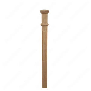Image 2 of PM103 F1267 Unfinished Red Oak Stair Post sold at Floors & Baths Pro's