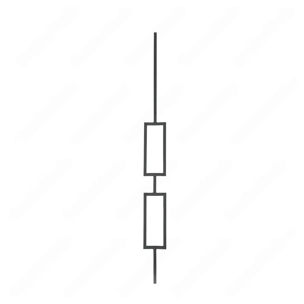 V-6.4-STB 1/2*44 Satin Black Iron Balusters(1/2 Tube)