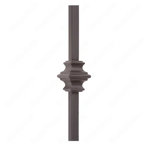 Image 2 of V-61-STB 1/2*44 Satin Black Iron Balusters(1/2 Tube) sold at Floors & Baths Pro's