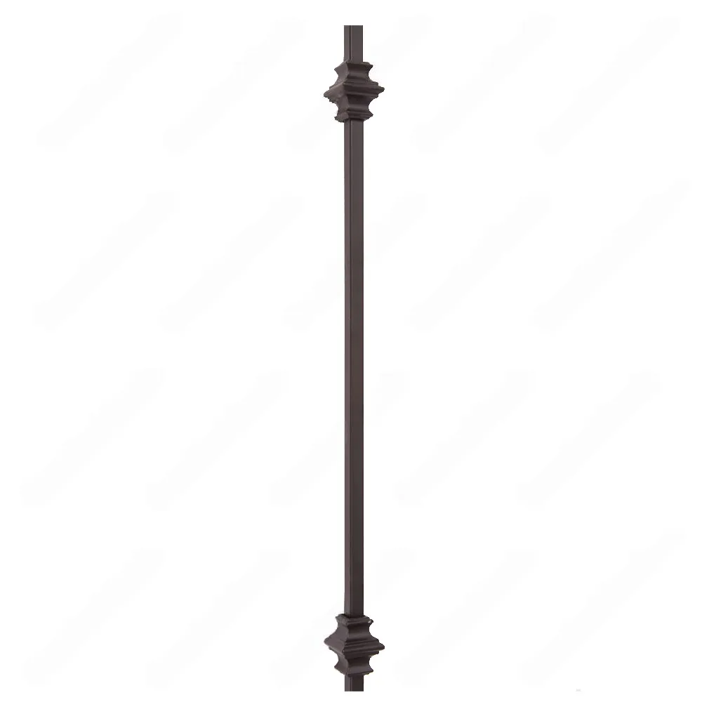 V-61-STB 1/2*44 Satin Black Iron Balusters(1/2 Tube)