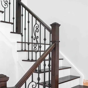Image 7 of V-60-STB 1/2*44 Satin Black Iron Balusters(1/2 Tube) sold at Floors & Baths Pro's