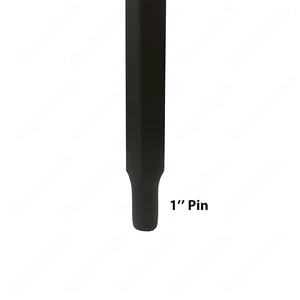 Image 5 of V-02-STB 1/2*44 Satin Black Iron Balusters(1/2 Tube) sold at Floors & Baths Pro's