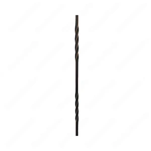 Image 3 of V-03-STB 1/2*44 Satin Black Iron Balusters(1/2 Tube) sold at Floors & Baths Pro's