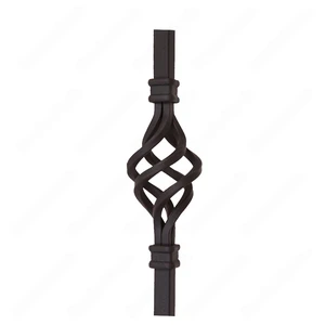 V-05-STB 1/2*44 Satin Black Iron Balusters(1/2 Tube) | Floors & Baths Pro's