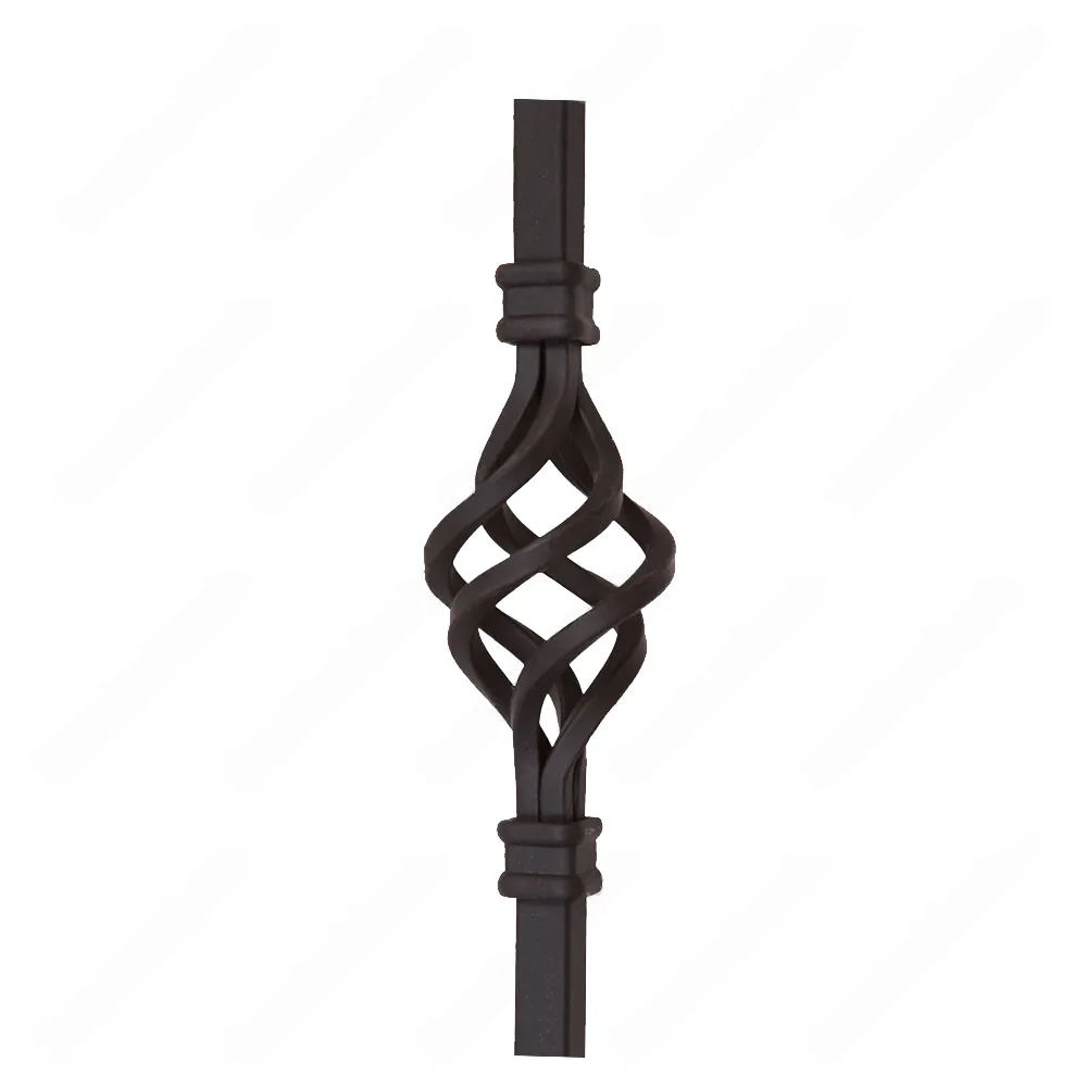 V-05-STB 1/2*44 Satin Black Iron Balusters(1/2 Tube)