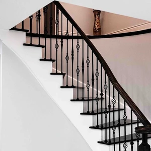 Image 5 of V-05-STB 1/2*44 Satin Black Iron Balusters(1/2 Tube) sold at Floors & Baths Pro's