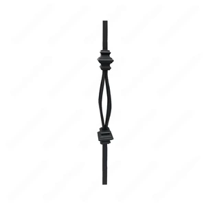 Image 2 of V-04-01-STB 1/2*44 Satin Black Iron Balusters(1/2 Tube) sold at Floors & Baths Pro's