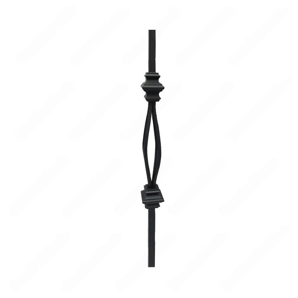 V-04-01-STB 1/2*44 Satin Black Iron Balusters(1/2 Tube)