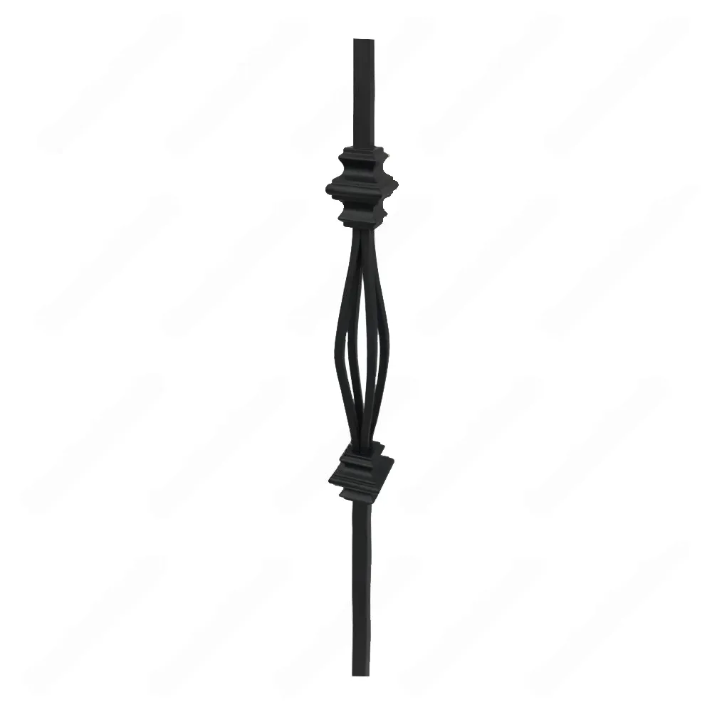 V-04-01-STB 1/2*44 Satin Black Iron Balusters(1/2 Tube)