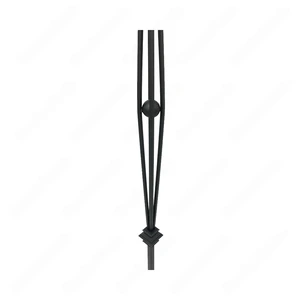  V-04-02-STB 1/2*44 Satin Black Iron Balusters(1/2 Tube) 
