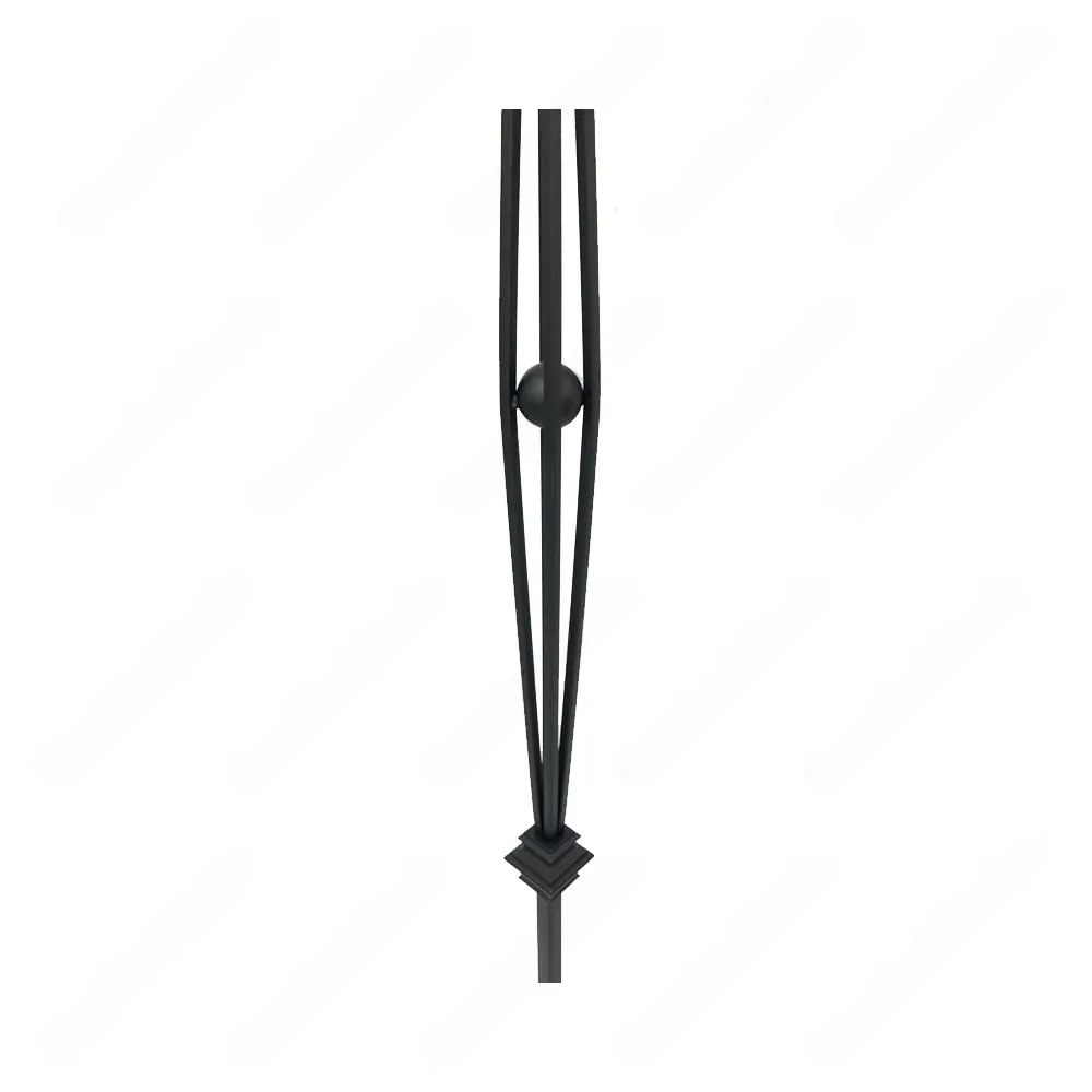 V-04-02-STB 1/2*44 Satin Black Iron Balusters(1/2 Tube)