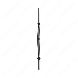 Image 2 of V-04-02-STB 1/2*44 Satin Black Iron Balusters(1/2 Tube) sold at Floors & Baths Pro's