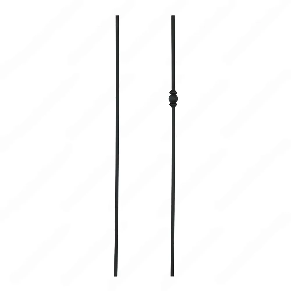 V-22-STB 1/2*44 Satin Black Iron Balusters(1/2 Tube)