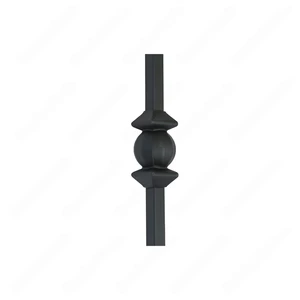 Image 2 of V-23-STB 1/2*44 Satin Black Iron Balusters(1/2 Tube) sold at Floors & Baths Pro's
