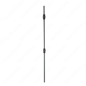 Image 5 of V-23-STB 1/2*44 Satin Black Iron Balusters(1/2 Tube) sold at Floors & Baths Pro's