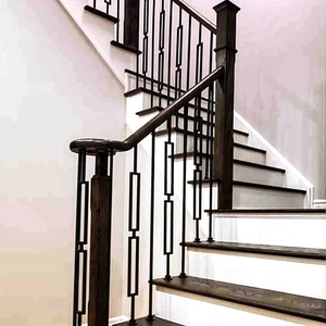 Image 3 of V-6.45-STB 1/2*44 Satin Black Iron Balusters(1/2 Tube) sold at Floors & Baths Pro's