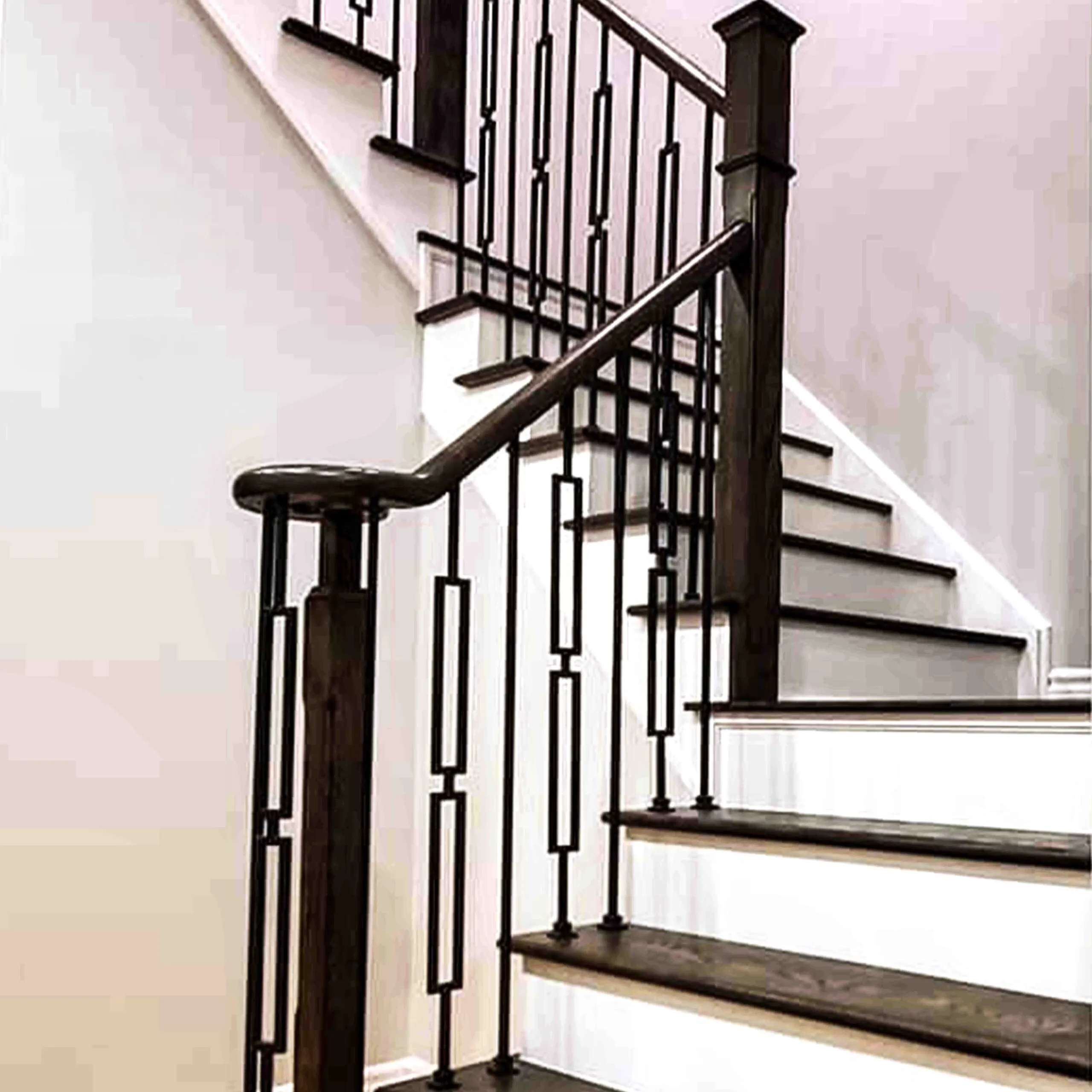 V-6.45-STB 1/2*44 Satin Black Iron Balusters(1/2 Tube)