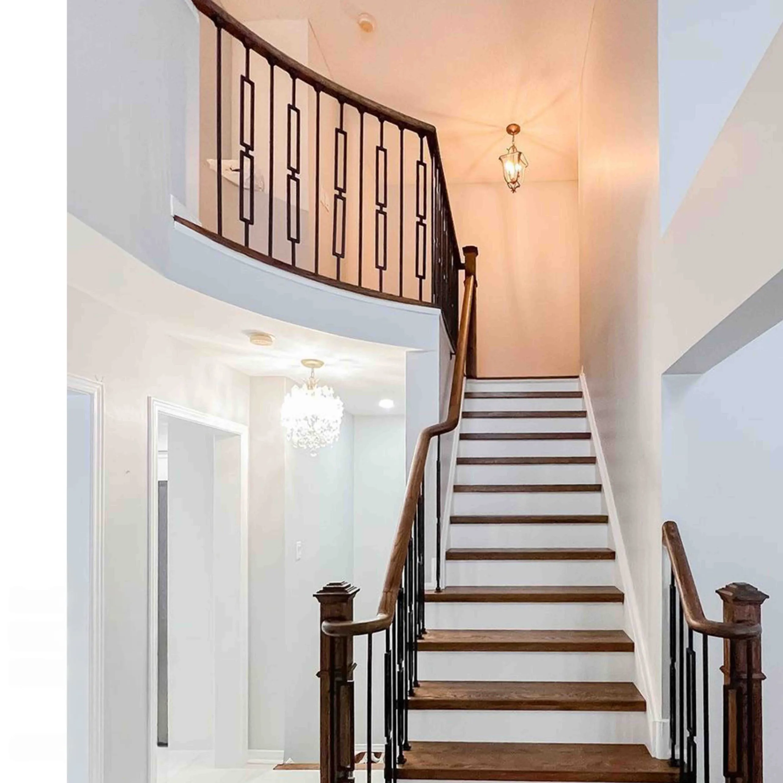 V-6.45-STB 1/2*44 Satin Black Iron Balusters(1/2 Tube)