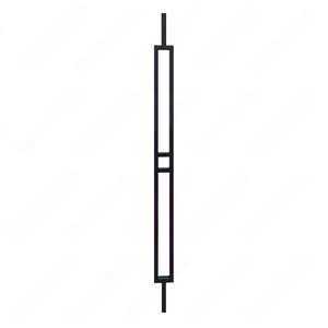 Image 2 of V-6.8-STB 1/2*44 Satin Black Iron Balusters(1/2 Tube) sold at Floors & Baths Pro's