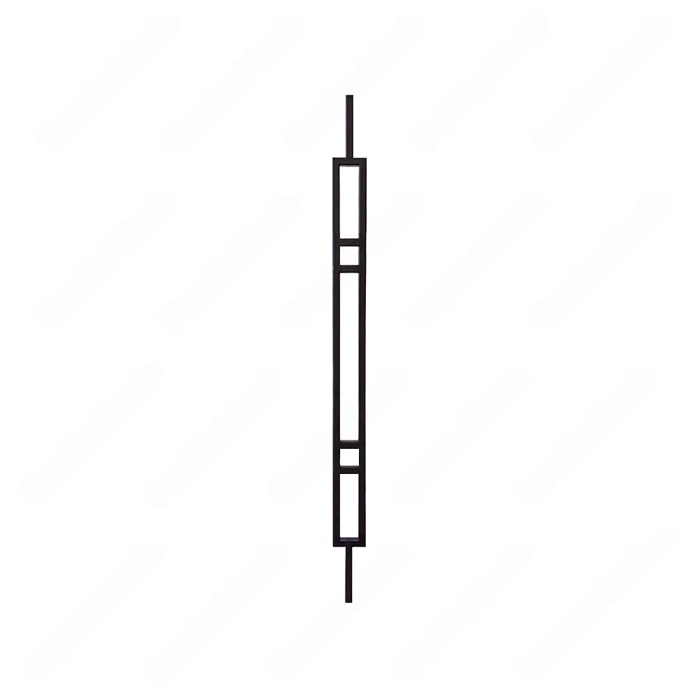 V-6.9-STB 1/2*44 Satin Black Iron Balusters(1/2 Tube)