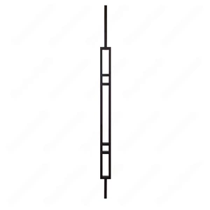 Image 2 of V-6.9-STB 1/2*44 Satin Black Iron Balusters(1/2 Tube) sold at Floors & Baths Pro's