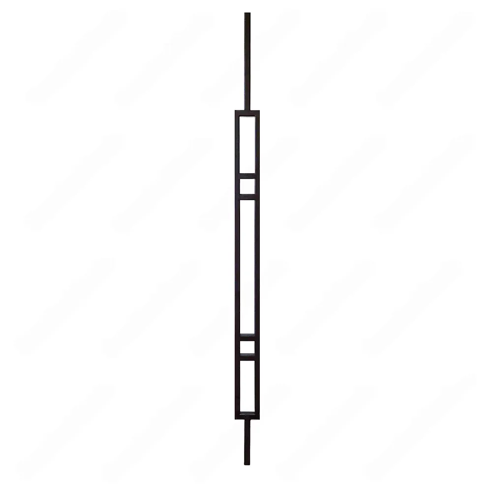 V-6.9-STB 1/2*44 Satin Black Iron Balusters(1/2 Tube)