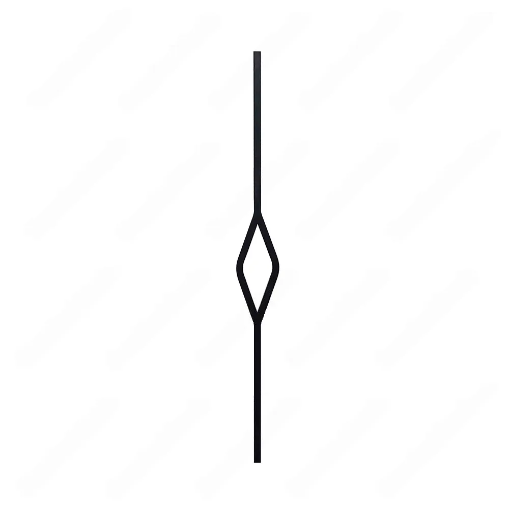 V-1091-STB 1/2*44 Satin Black Iron Balusters(1/2 Tube)