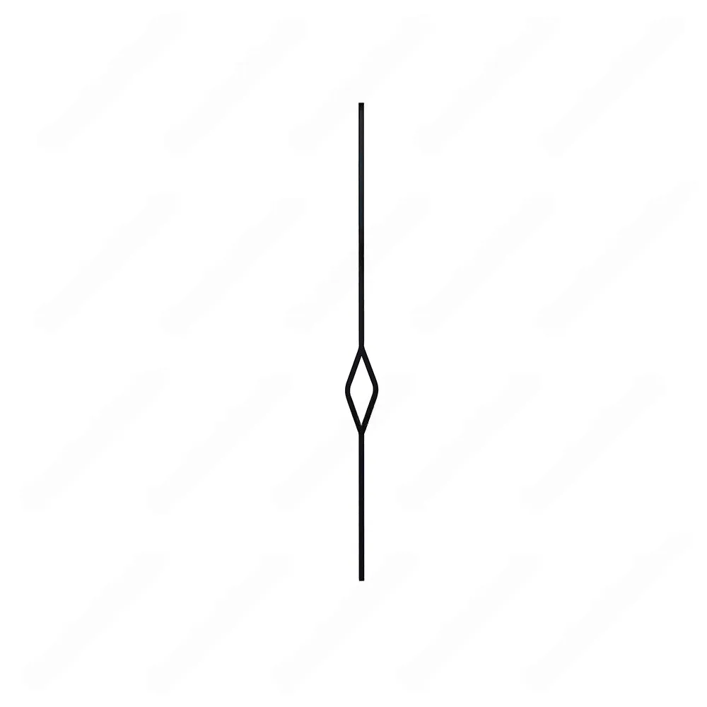 V-1091-STB 1/2*44 Satin Black Iron Balusters(1/2 Tube)