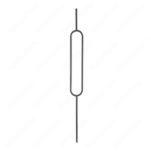 Image 3 of V-6.2-STB 1/2*44 Satin Black Iron Balusters(1/2 Tube) sold at Floors & Baths Pro's