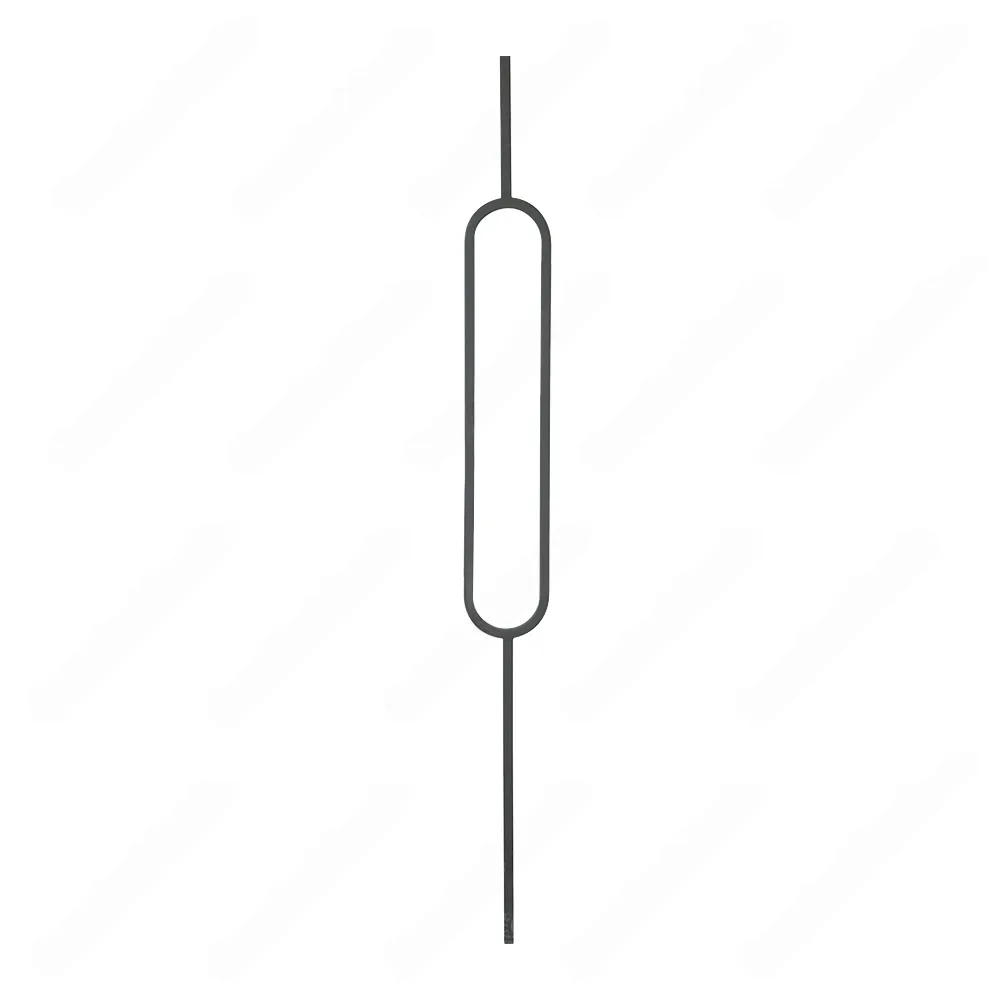V-6.2-STB 1/2*44 Satin Black Iron Balusters(1/2 Tube)