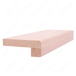 Image 2 of 4 1/2" * 3/4" Unfinished Round Edge Red Oak Nosing sold at Floors & Baths Pro's