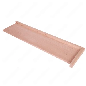 Image 1 of 36" 42", 48" Open Right Square Edge Red Oak Stair Tread sold at Floors & Baths Pro's