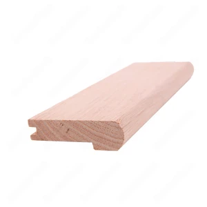 Image 5 of 4 1/2" * 3/4" Unfinished Round Edge Red Oak Nosing sold at Floors & Baths Pro's