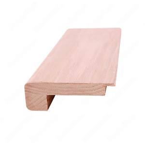 Image 2 of 4 1/2" * 1/2" Unfinished Square Edge Red Oak Overlap Nosing sold at Floors & Baths Pro's