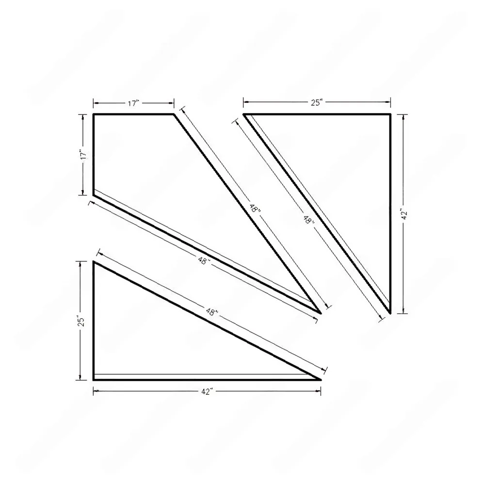 ST201 Standard Buno Square Edge With the Return Open Right Maple