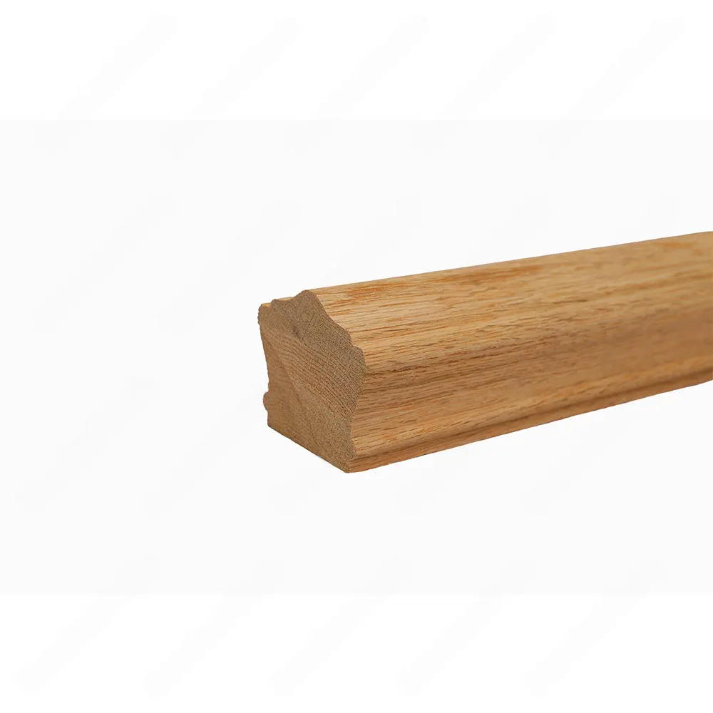 H101 HA 2 1/2*2 7/8 Unfinished Red Oak Flat Handrail