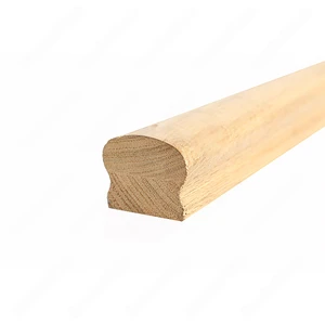 Image 4 of H101 HD 2 3/4*2 5/16 Unfinished Red Oak Flat Handrail sold at Floors & Baths Pro's
