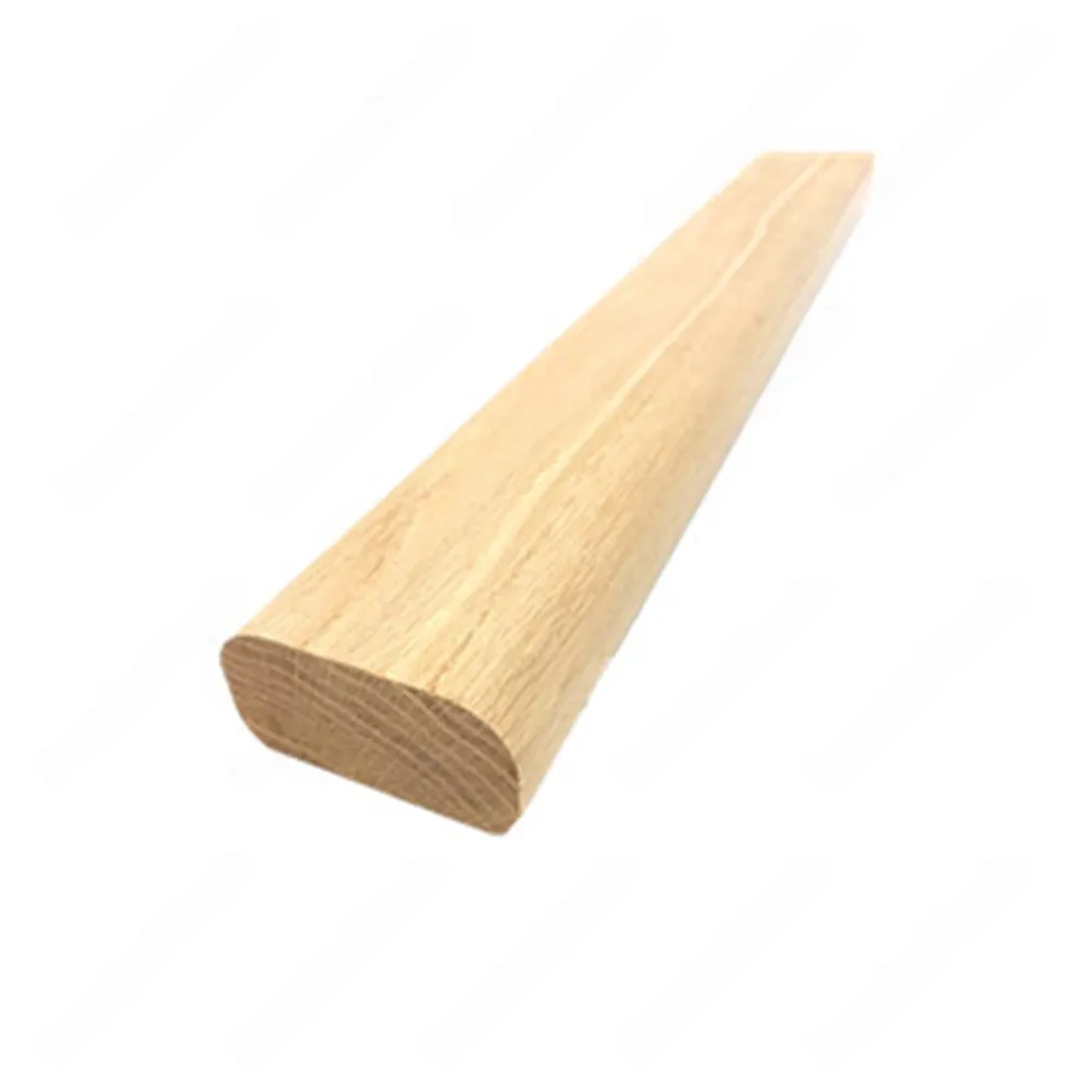 H101 HE 3*1 5/8 Unfinished Red Oak Flat Handrail
